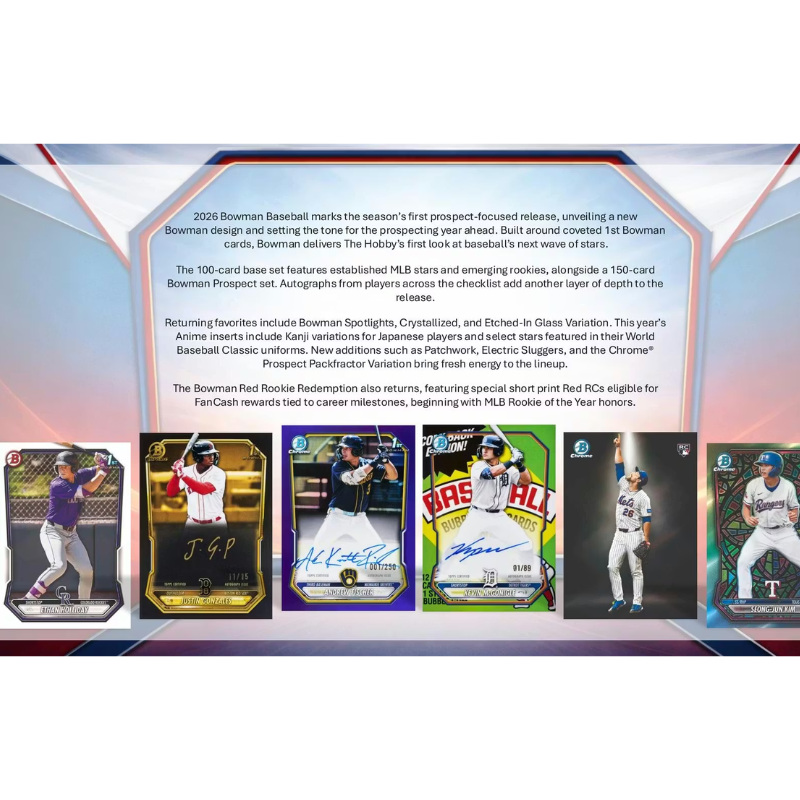 2026 Bowman Baseball Delight Box