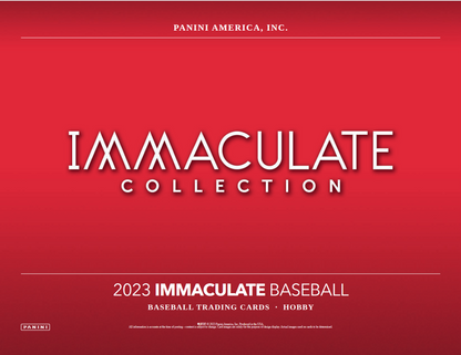 2023 Panini Immaculate Baseball Hobby Box