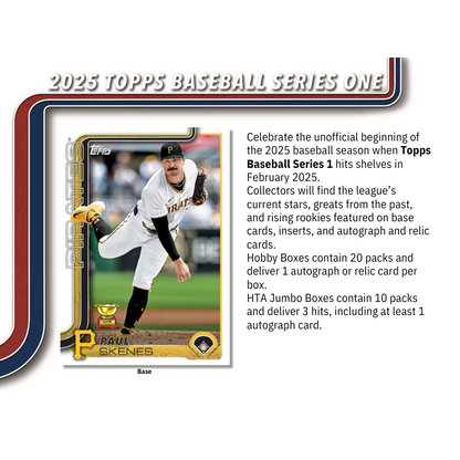 2025 Topps Series 1 Baseball Hobby Box