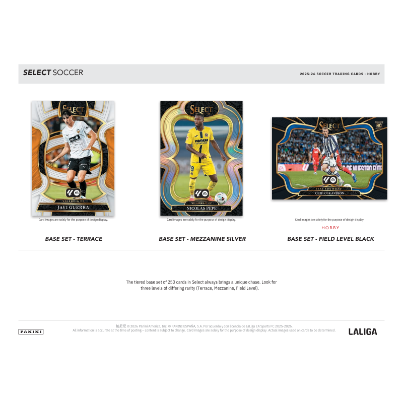 2025/26 Panini Select La Liga Soccer Hobby Box