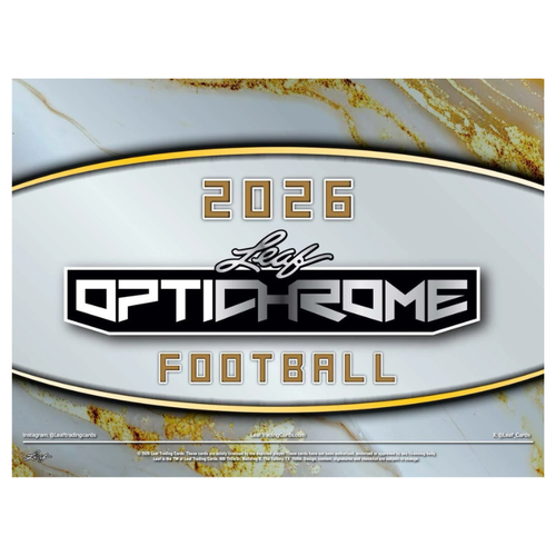 2026 Leaf Optichrome Football Jumbo Box