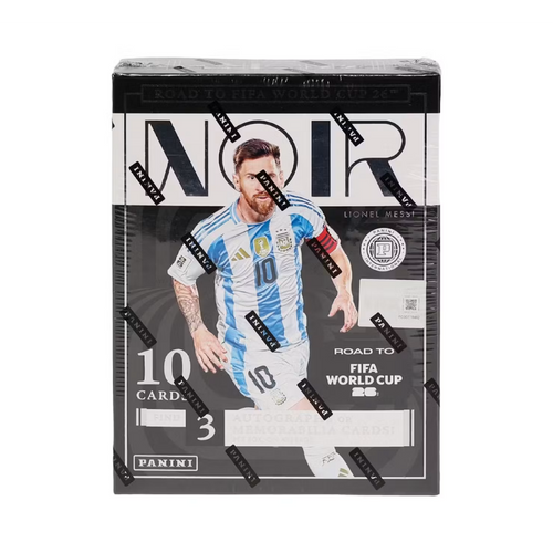 2025/26 Panini Noir Road to World Cup Soccer Hobby International 3 Box Case