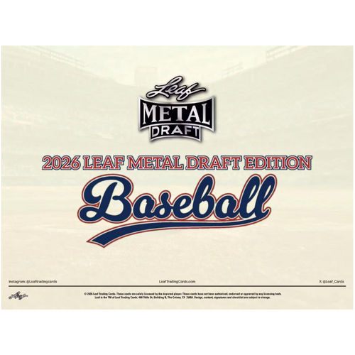 2026 Leaf Metal Draft Baseball Hobby Box
